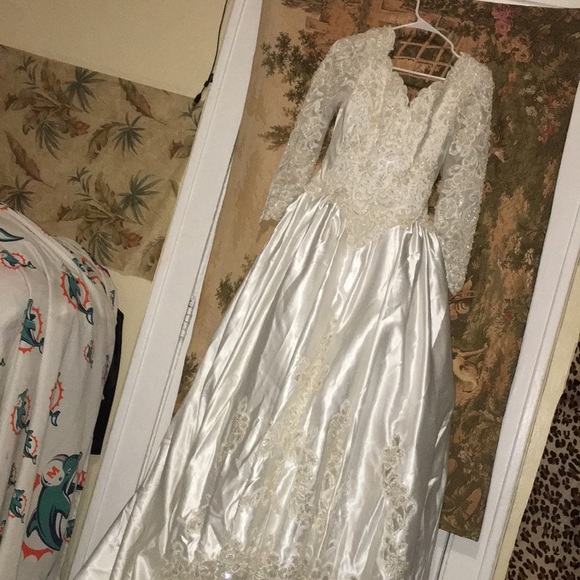 Vintage wedding dress 80 6 - Picture 2 of 6
